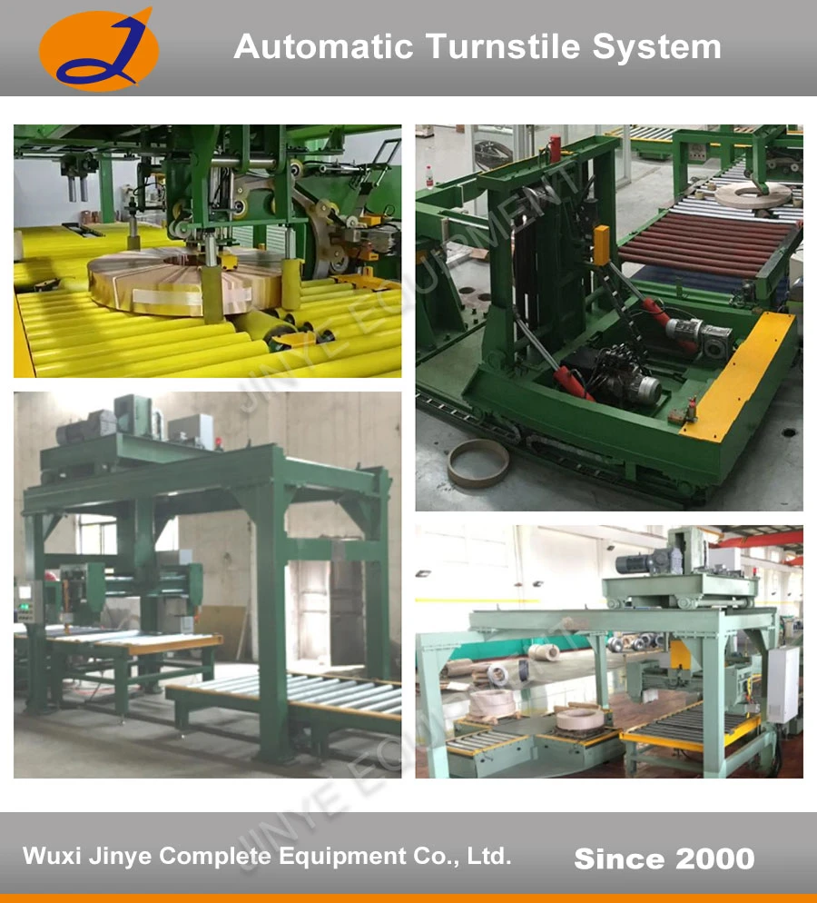 Turnstile, tilter, packer and Stacker Turnstile, tilter, packer and Stacker